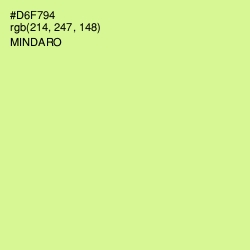 #D6F794 - Mindaro Color Image