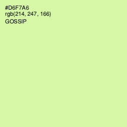 #D6F7A6 - Gossip Color Image