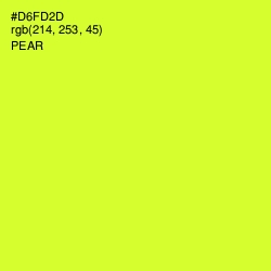 #D6FD2D - Pear Color Image