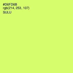 #D6FD6B - Sulu Color Image