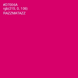 #D7006A - Razzmatazz Color Image
