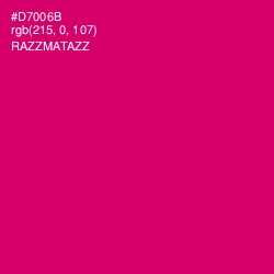 #D7006B - Razzmatazz Color Image