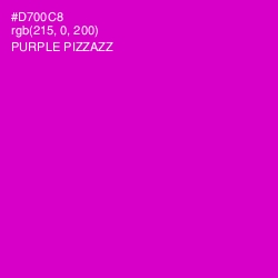 #D700C8 - Purple Pizzazz Color Image