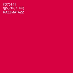 #D70141 - Razzmatazz Color Image