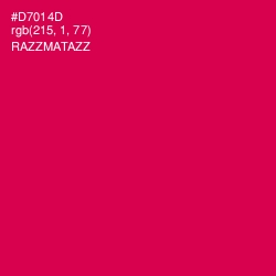 #D7014D - Razzmatazz Color Image