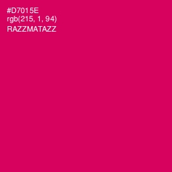 #D7015E - Razzmatazz Color Image