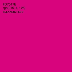 #D7047E - Razzmatazz Color Image