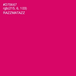 #D70667 - Razzmatazz Color Image