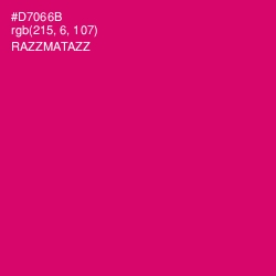 #D7066B - Razzmatazz Color Image