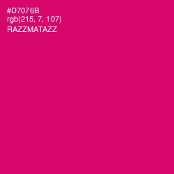 #D7076B - Razzmatazz Color Image