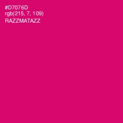 #D7076D - Razzmatazz Color Image