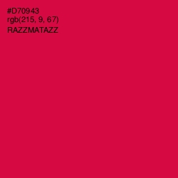 #D70943 - Razzmatazz Color Image