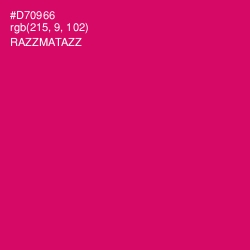 #D70966 - Razzmatazz Color Image