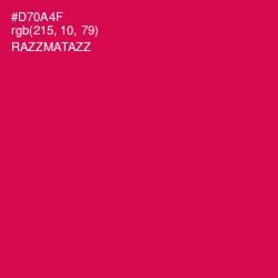 #D70A4F - Razzmatazz Color Image