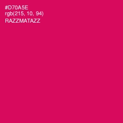 #D70A5E - Razzmatazz Color Image