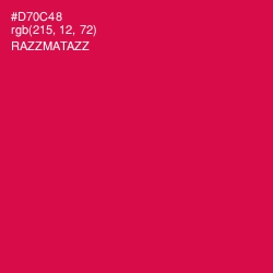 #D70C48 - Razzmatazz Color Image