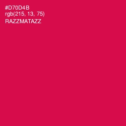 #D70D4B - Razzmatazz Color Image