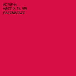 #D70F44 - Razzmatazz Color Image