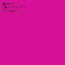 #D71197 - Red Violet Color Image