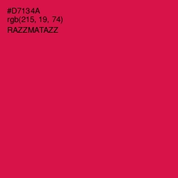 #D7134A - Razzmatazz Color Image