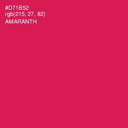 #D71B52 - Amaranth Color Image