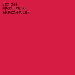 #D71C44 - Maroon Flush Color Image