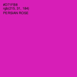 #D71FB8 - Persian Rose Color Image