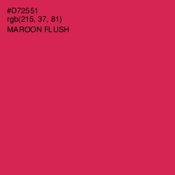 #D72551 - Maroon Flush Color Image