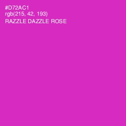 #D72AC1 - Razzle Dazzle Rose Color Image