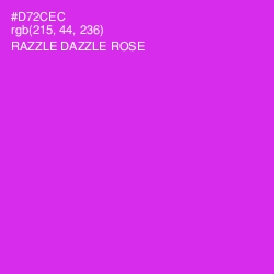 #D72CEC - Razzle Dazzle Rose Color Image