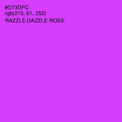 #D73DFC - Razzle Dazzle Rose Color Image