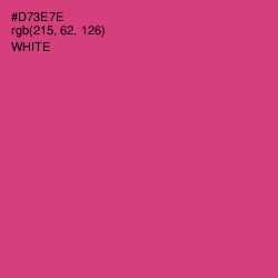 #D73E7E - Cerise Red Color Image