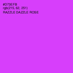 #D73EFB - Razzle Dazzle Rose Color Image