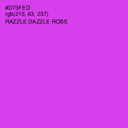 #D73FED - Razzle Dazzle Rose Color Image