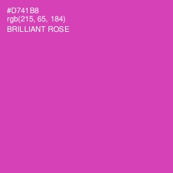 #D741B8 - Brilliant Rose Color Image
