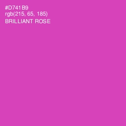 #D741B9 - Brilliant Rose Color Image