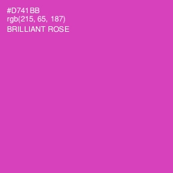 #D741BB - Brilliant Rose Color Image