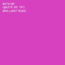 #D741BF - Brilliant Rose Color Image