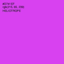 #D741EF - Heliotrope Color Image