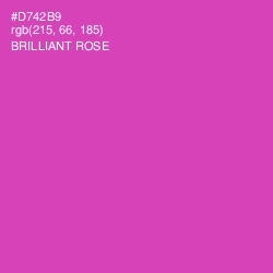 #D742B9 - Brilliant Rose Color Image