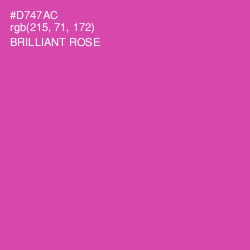 #D747AC - Brilliant Rose Color Image