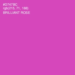 #D747BC - Brilliant Rose Color Image