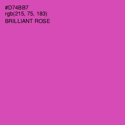 #D74BB7 - Brilliant Rose Color Image