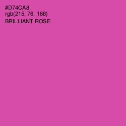 #D74CA8 - Brilliant Rose Color Image