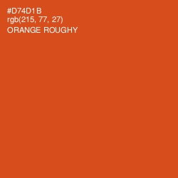 #D74D1B - Orange Roughy Color Image