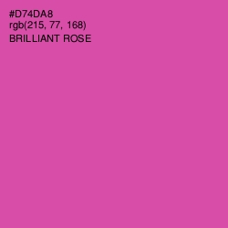 #D74DA8 - Brilliant Rose Color Image