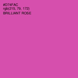 #D74FAC - Brilliant Rose Color Image