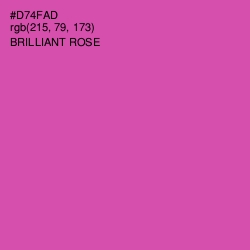 #D74FAD - Brilliant Rose Color Image