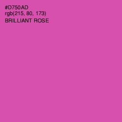 #D750AD - Brilliant Rose Color Image