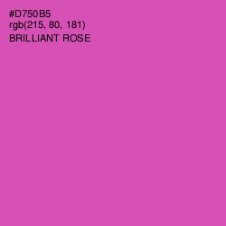 #D750B5 - Brilliant Rose Color Image
